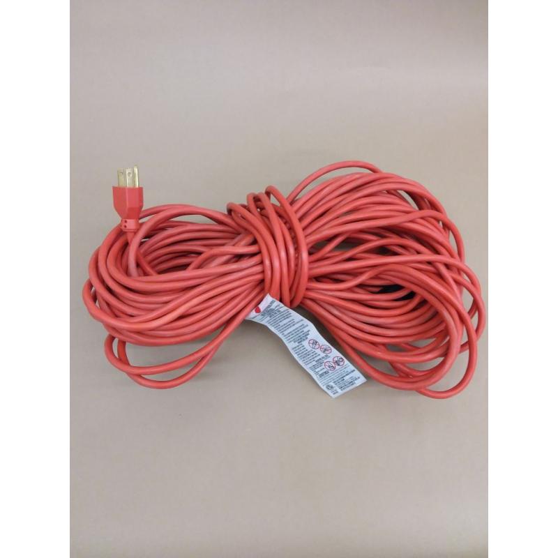 50 Ft Orange Extension Cord - 16/3 SJTW Heavy Duty Outdoor Extension Cable