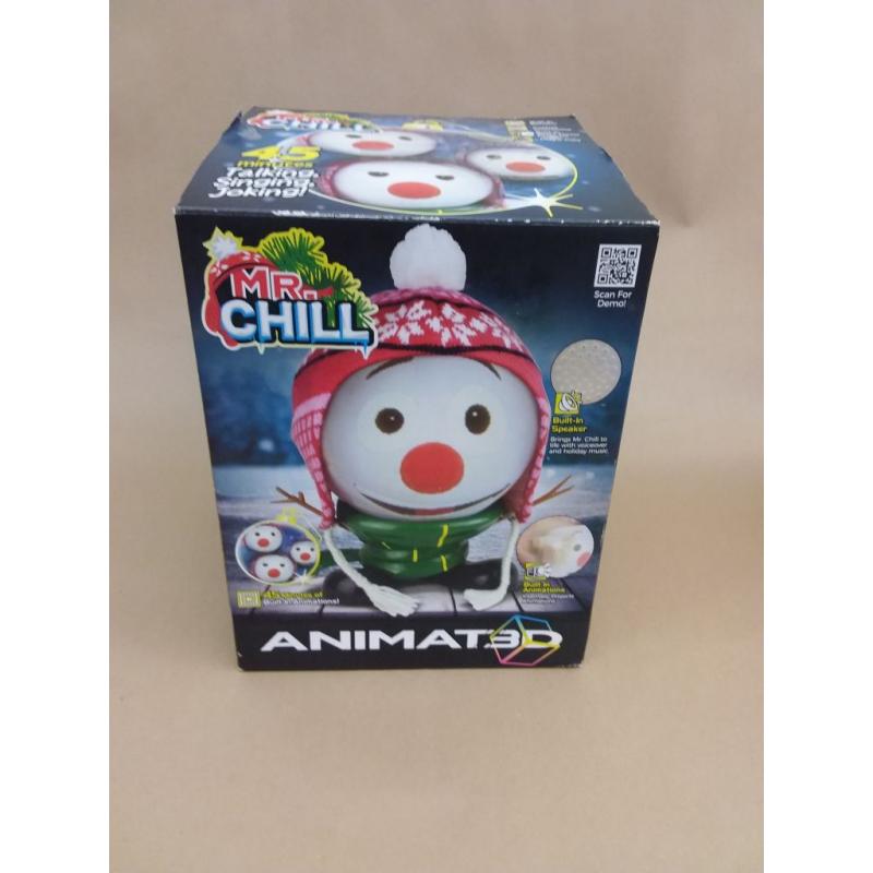 Mr. Chill Talking Animated Snowman with Built in Projector & Speaker
