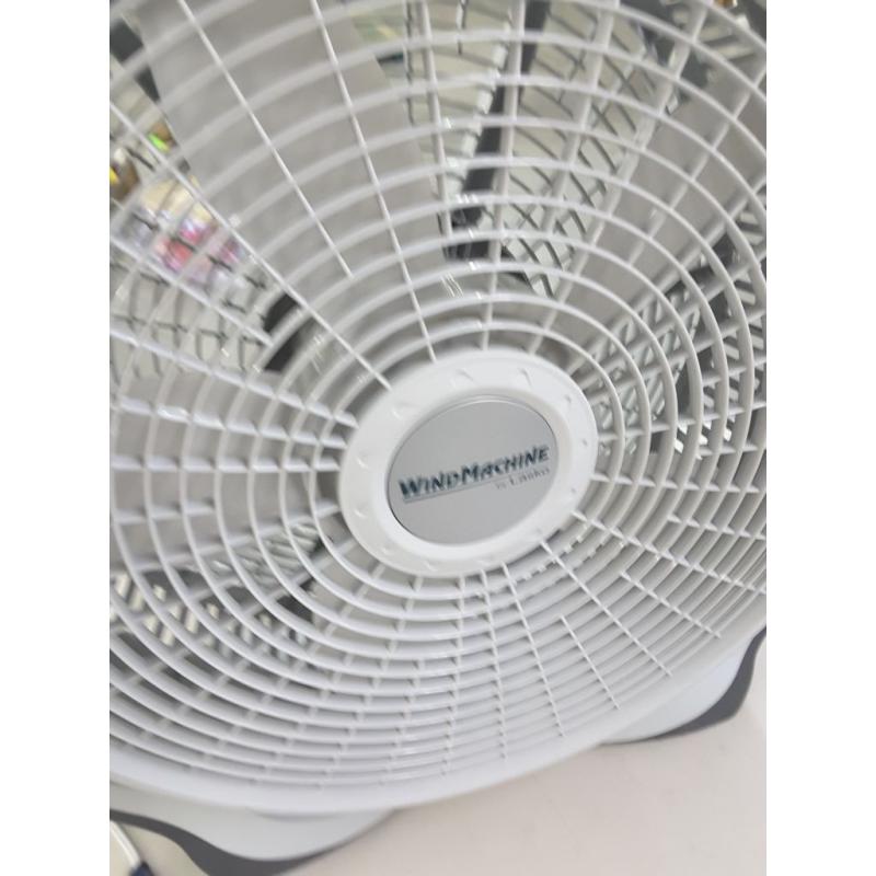 Lasko 20 Air Circulator Wind Machine, 3-Speed Floor Fan with Pivoting Head
