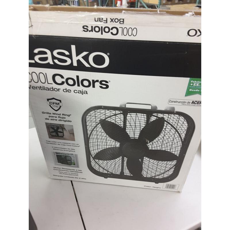 Lasko Cool Colors Box Fan