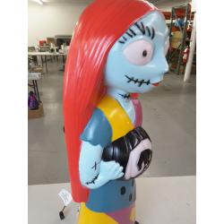 Disney Nightmare before Christmas Sally Blow Mold Outside/Inside 35” Halloween