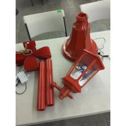 Holiday Time Snow Blowing, Muscial Snowman Lamppost, 56IN