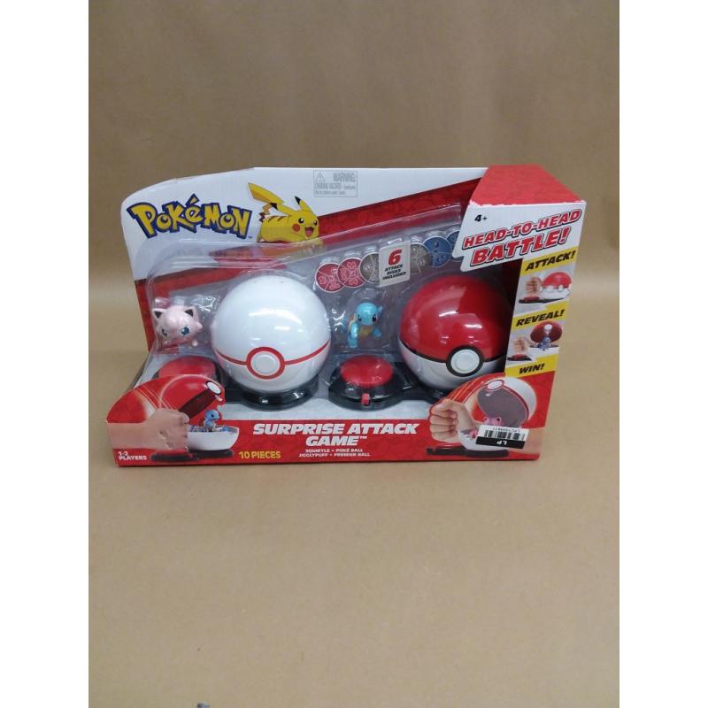 Pokemon Surprise Attack Game, Featuring Squirtle #1 and Jigglypuff #2