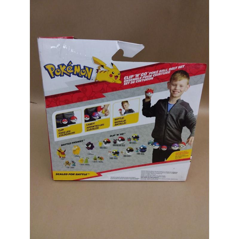 Pokemon - Clip 'N' Go Poke Ball Belt Set - Poke Ball- Premier Ball- and Charmander -1