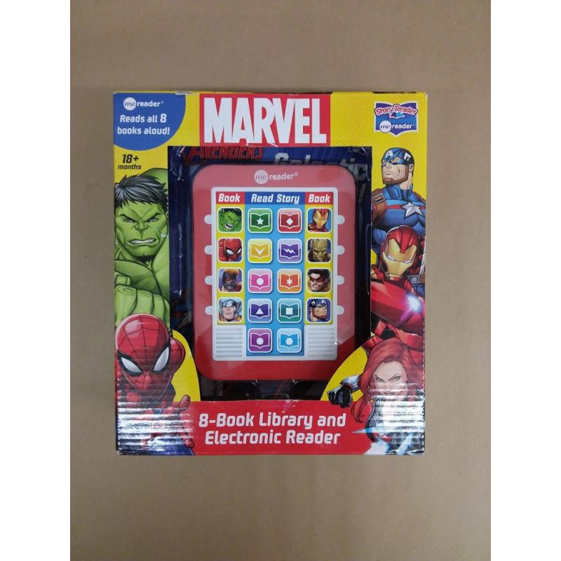 Kids Marvel Electronic Me Reader and 8-Book Library Boxed Set