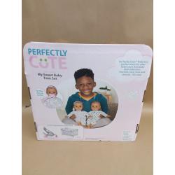 Perfectly Cute Boy Girl Twins Brown Hair - Brown eyes