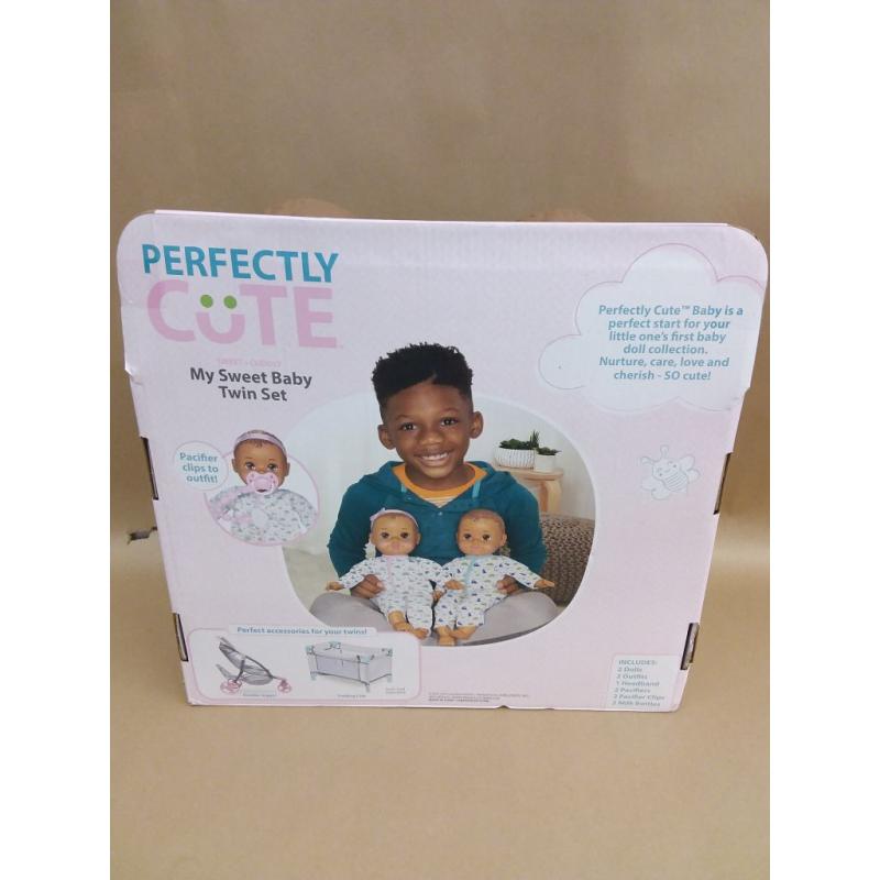 Perfectly Cute Boy Girl Twins Brown Hair - Brown eyes