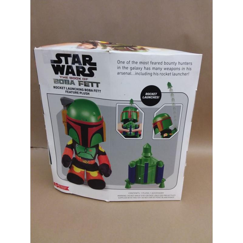 Star Wars Rocket Launching Boba Fett Feature Plush