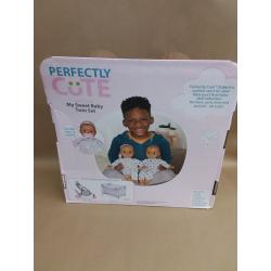 Perfectly Cute Boy Girl Twins Brown Hair - Brown eyes