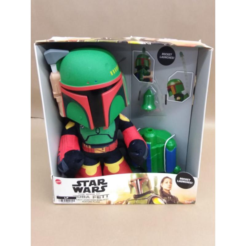 Star Wars Rocket Launching Boba Fett Feature Plush