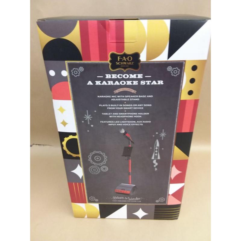 FAO Schwarz Light-Up Karaoke Mic & Stand
