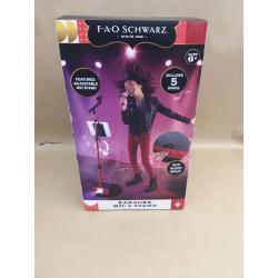 FAO Schwarz Light-Up Karaoke Mic & Stand