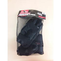 Eight Ball Kids' 8+ Pad Set 3pk - Black - Only 1 Wrist Guard