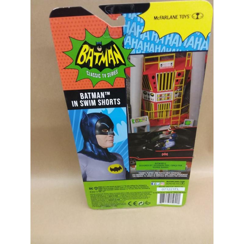 Retro Batman 66 6 Action Figure - Batman Swim Shorts