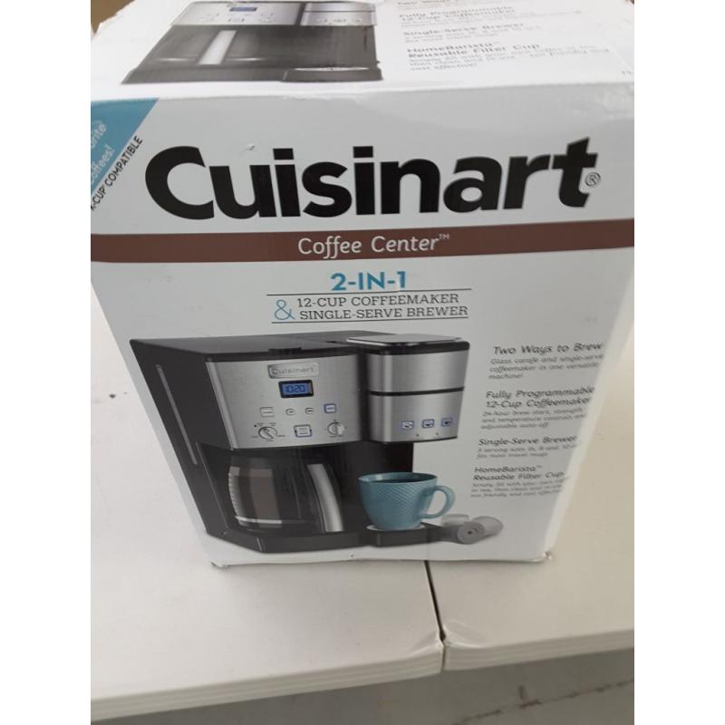 Cuisinart Coffee Center 12 Cup and Single-Serve Coffee Maker