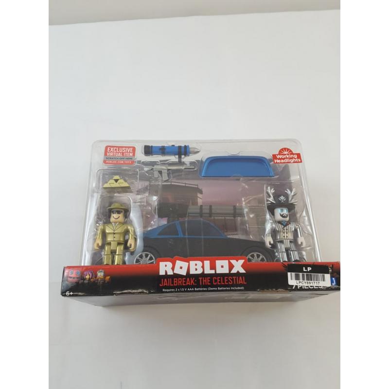  Roblox Action Collection - Jailbreak: The Celestial Deluxe  Vehicle [Includes Exclusive Virtual Item], for Boys : Toys & Games