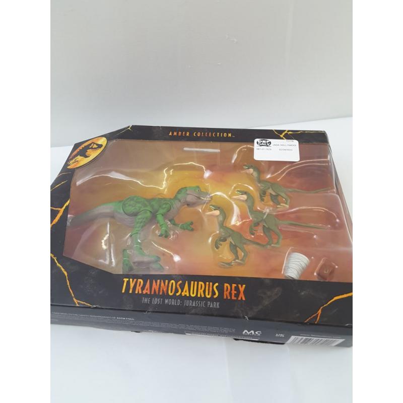 Jurassic World Amber Collection Tyrannosaurus Rex & Compy Figures