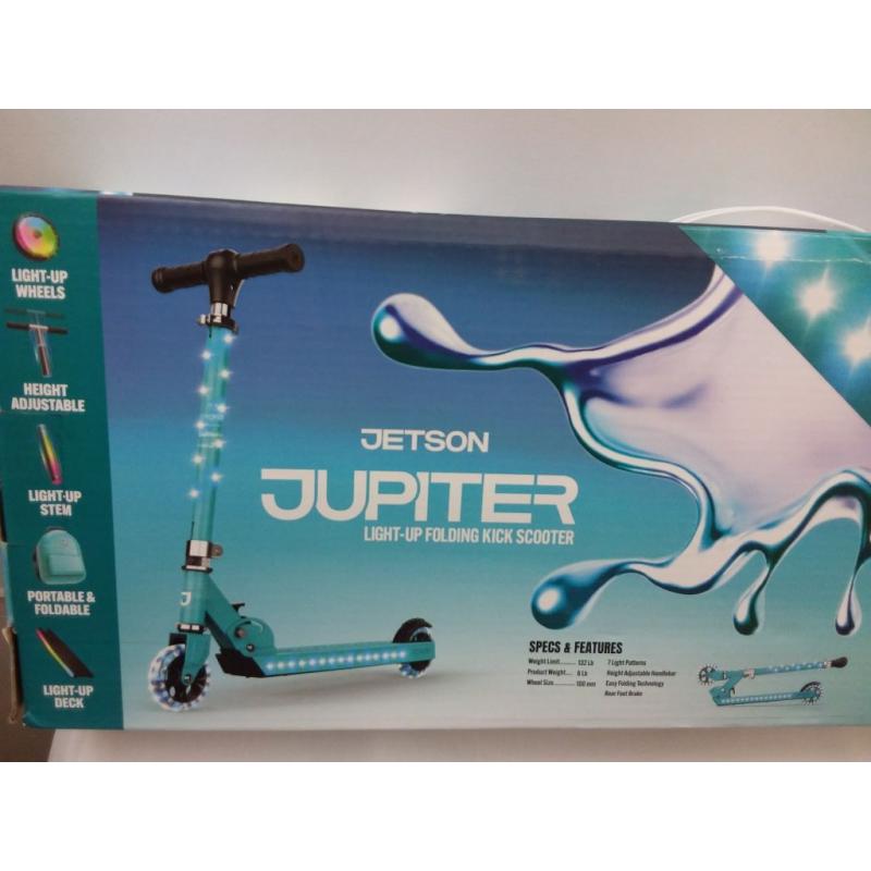 Jetson Jupiter Kids' Kick Scooter with LED Lights - Teal