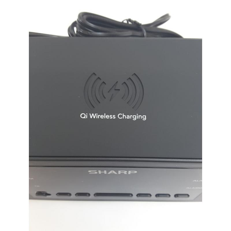 Wireless Charging Alarm Clock - Sharp