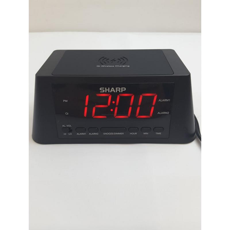 Wireless Charging Alarm Clock - Sharp