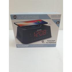 Wireless Charging Alarm Clock - Sharp