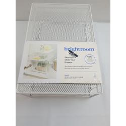 Small Stackable Slide Out Drawer White - Brightroom