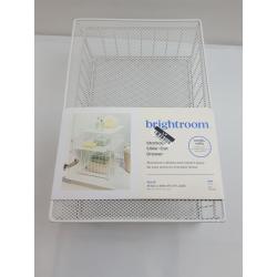 Small Stackable Slide Out Drawer White - Brightroom