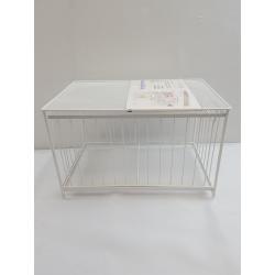Large Stackable Slide Out Drawer White - Brightroom