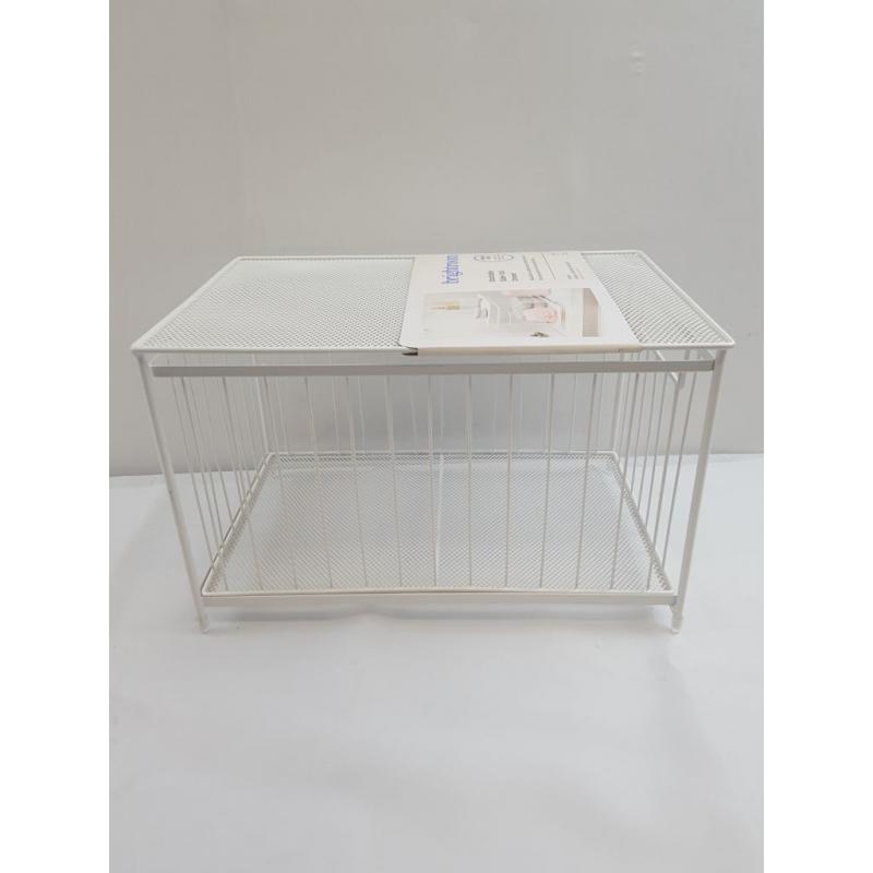 Large Stackable Slide Out Drawer White - Brightroom