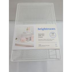 Large Stackable Slide Out Drawer White - Brightroom