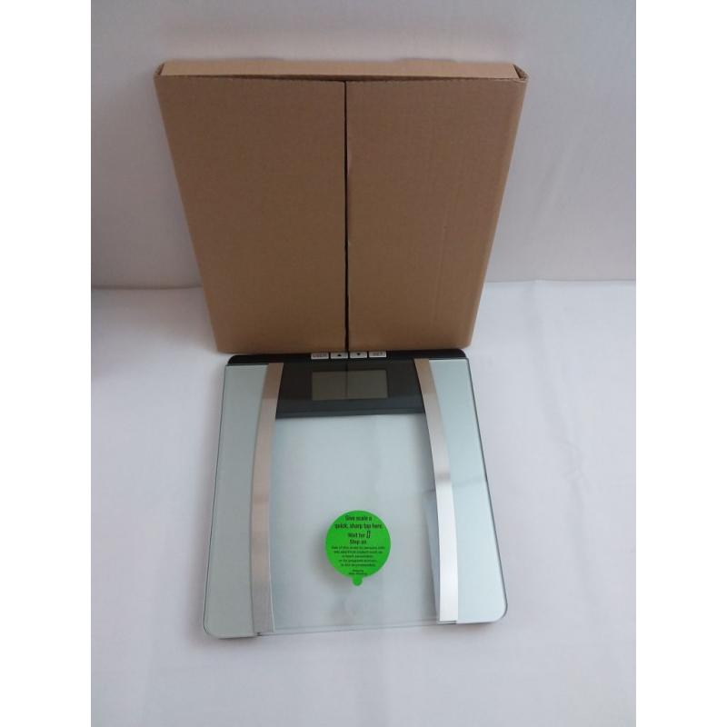 Body Analysis Glass Scale Silver - Weight Watchers