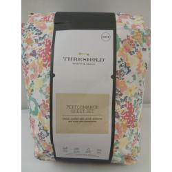 Queen 400 Thread Count Printed Performance Sheet Set Ditsy Rose