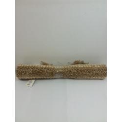 2' x 3' Natural Jute Variegated Stripe Area Rug Cream - Hearth & Hand with Magnolia