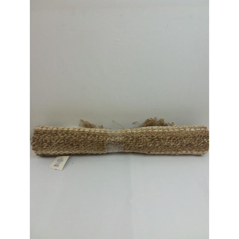 2' x 3' Natural Jute Variegated Stripe Area Rug Cream - Hearth & Hand with Magnolia