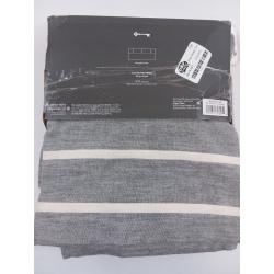Stripe Shower Curtain Radiant Gray