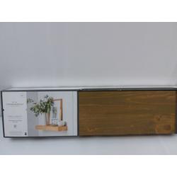 Wood Floating Wall Shelf Pine  -24 x 6 x 2.4