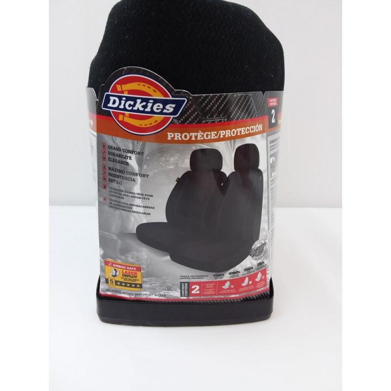 Dickies 2pc Custom LB Blair Seat Cover Automotive Interior Covers And Pads Black