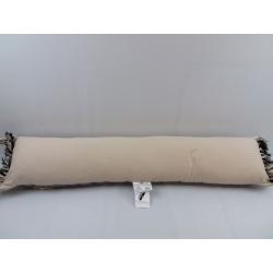 Bed Lumbar Global Fringe Decorative Pillow Black/Cream - Opalhouse