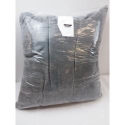 Oversized Chenille Square Throw Pillow Gray