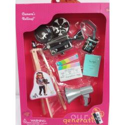 Our Generation Camera's Rolling Movie Accessory Set for 18 Dolls