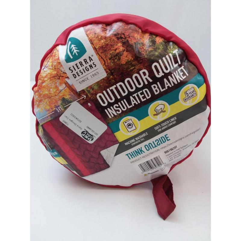 Sierra Designs Camp Quilt - Red