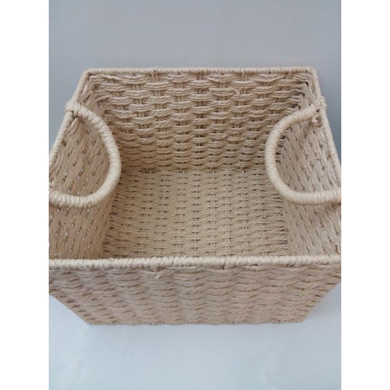 Woven Aseana Large Milk Crate - Threshold
