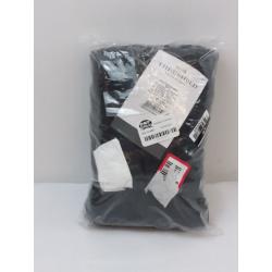 Standard Washed Cotton Sateen Quilt Sham Black - Threshold