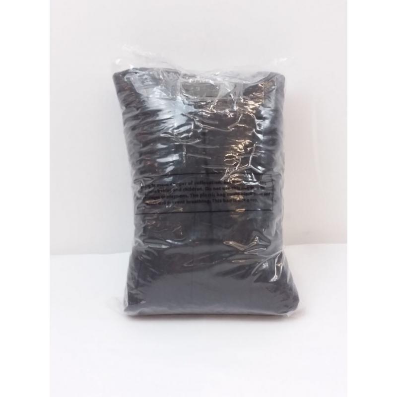 Standard Washed Cotton Sateen Quilt Sham Black - Threshold