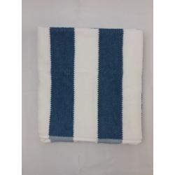 Striped Bath Towel Navy with SILVADUR Antimicrobial Technology - Pillowfort