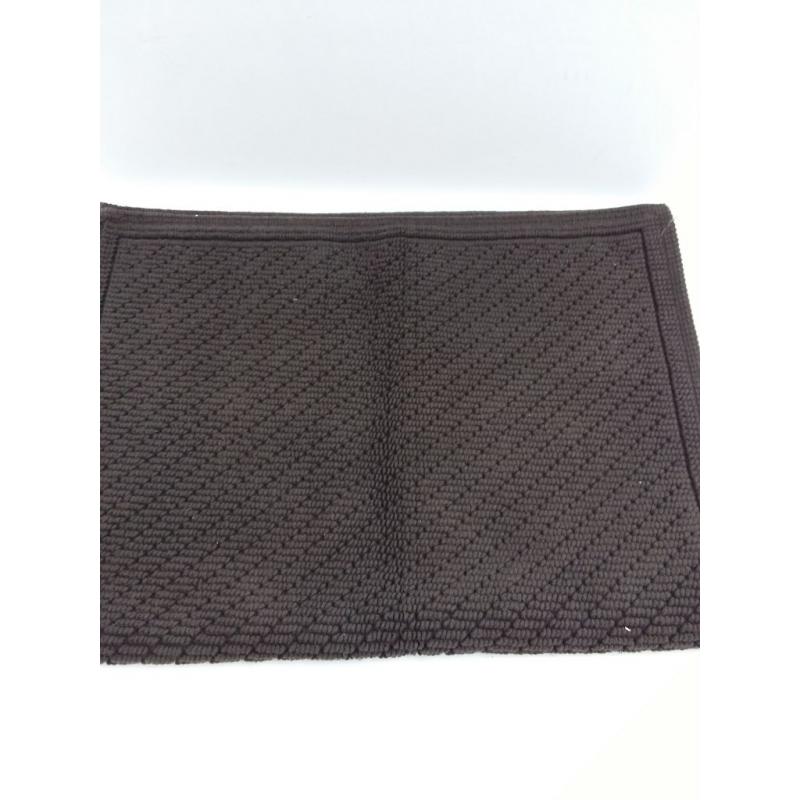 21x30 Performance Solid Cotton Bath Mat Dark Brown - Threshold