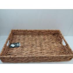 15.75 x 4.33 Chunky Woven Tray Basket Natural - Threshold designed with Studio McGee