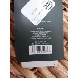 15.75 x 4.33 Chunky Woven Tray Basket Natural - Threshold designed with Studio McGee