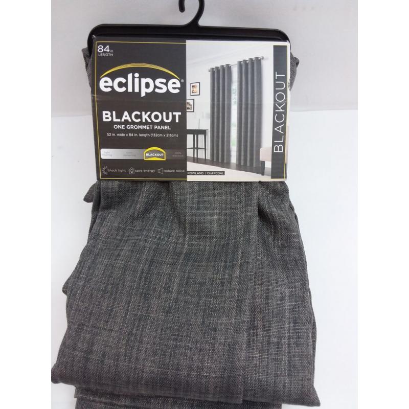 Rowland Blackout Curtain Panel - Eclipse - One Grommet Panel