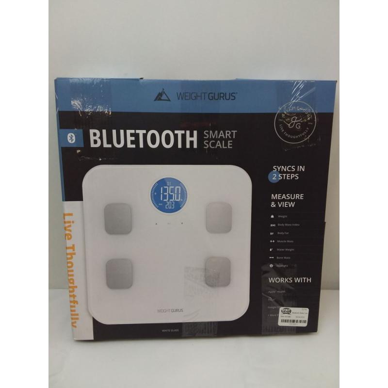 Bluetooth Body Composition Scale White - Weight Gurus